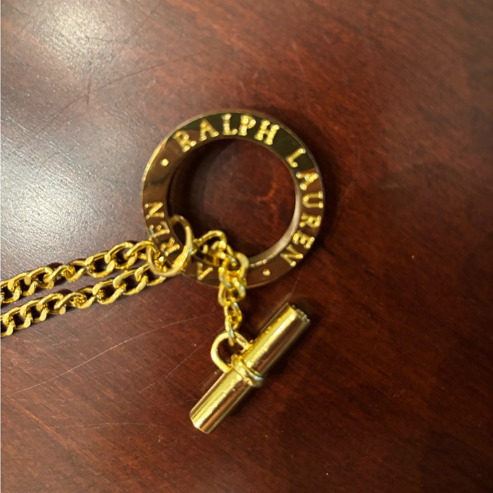 Ralph Lauren Gold Chain Belt sz 38 Vintage RARE - Picture 10 of 10